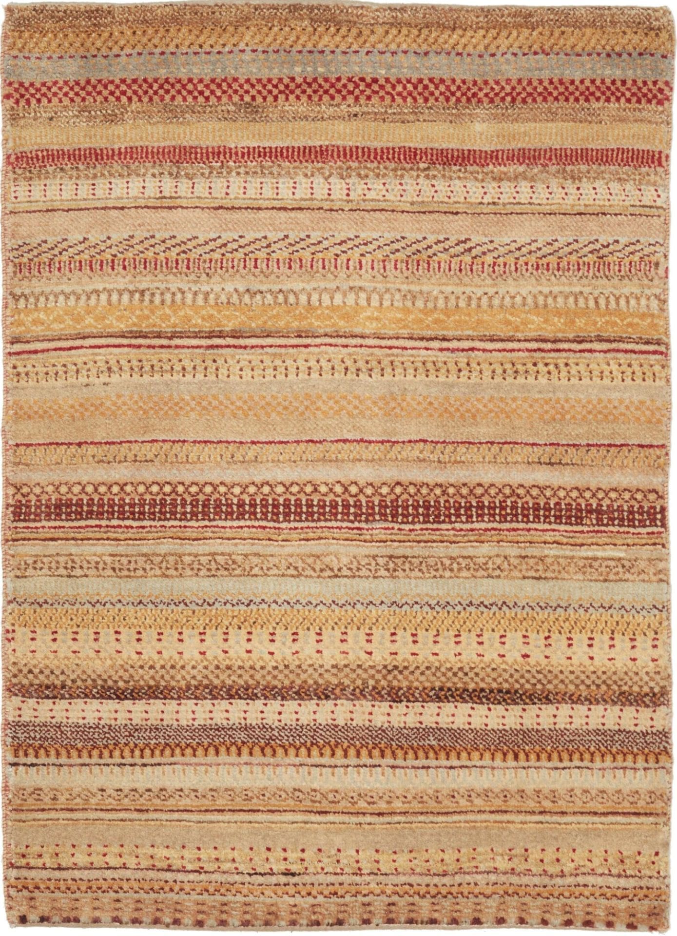 Loribaft Teppich 80 x 106cm, Schurwolle, handgeknüpft, Orientteppich