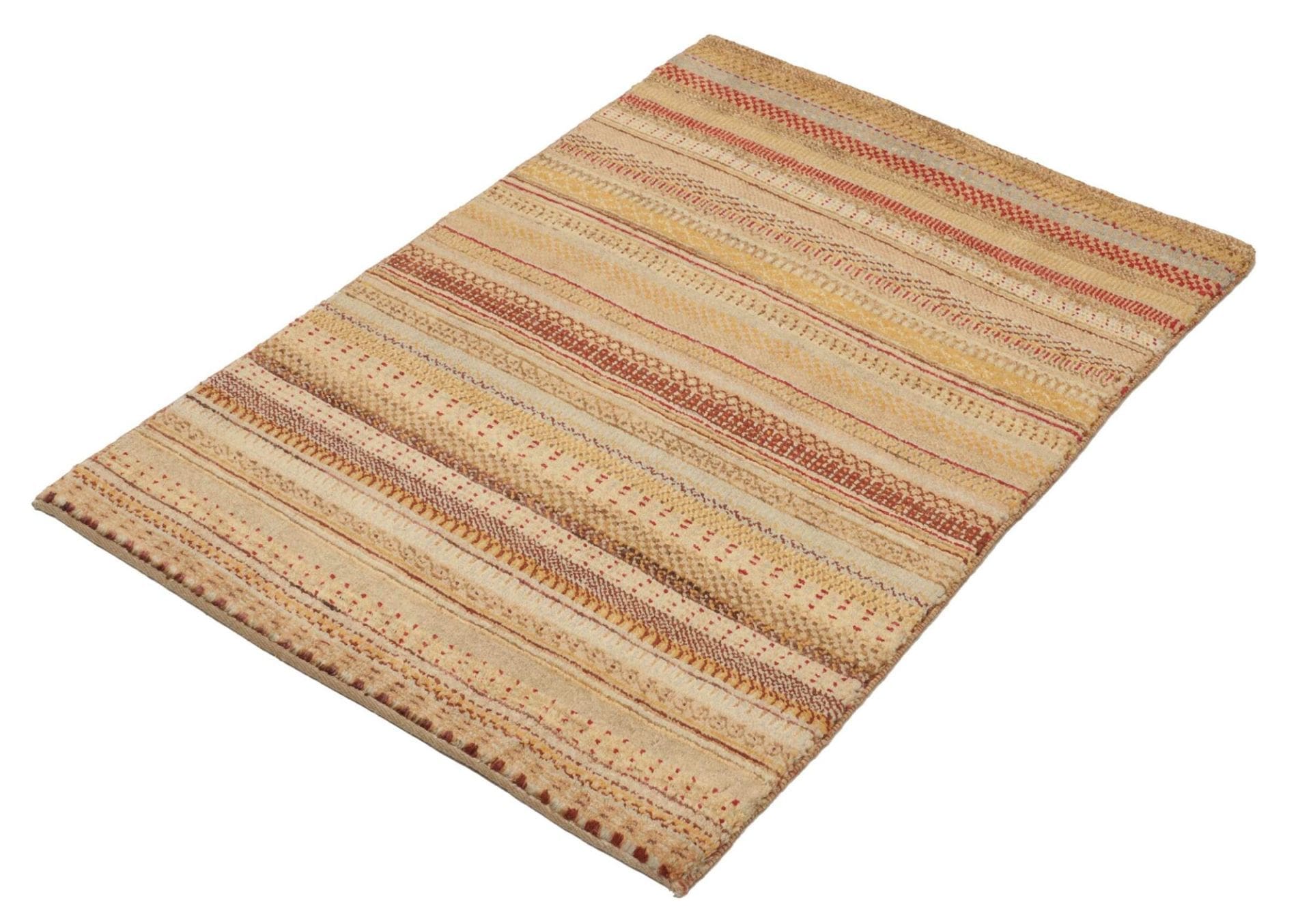 Loribaft Teppich 80 x 106cm, Schurwolle, handgeknüpft, Orientteppich