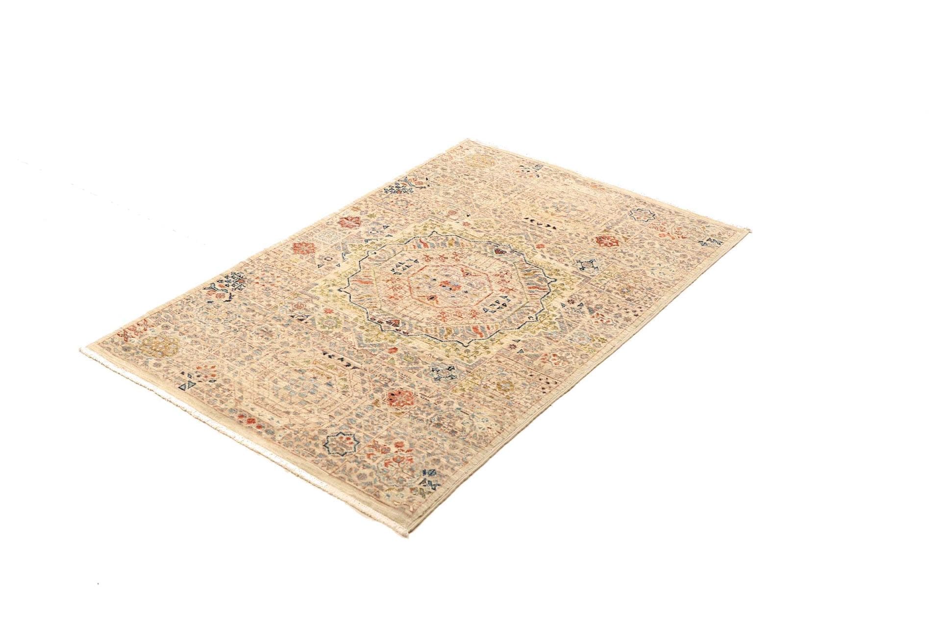 Mamluk Teppich 81 x 122 cm, Seide, handgeknüpft, Orientteppich