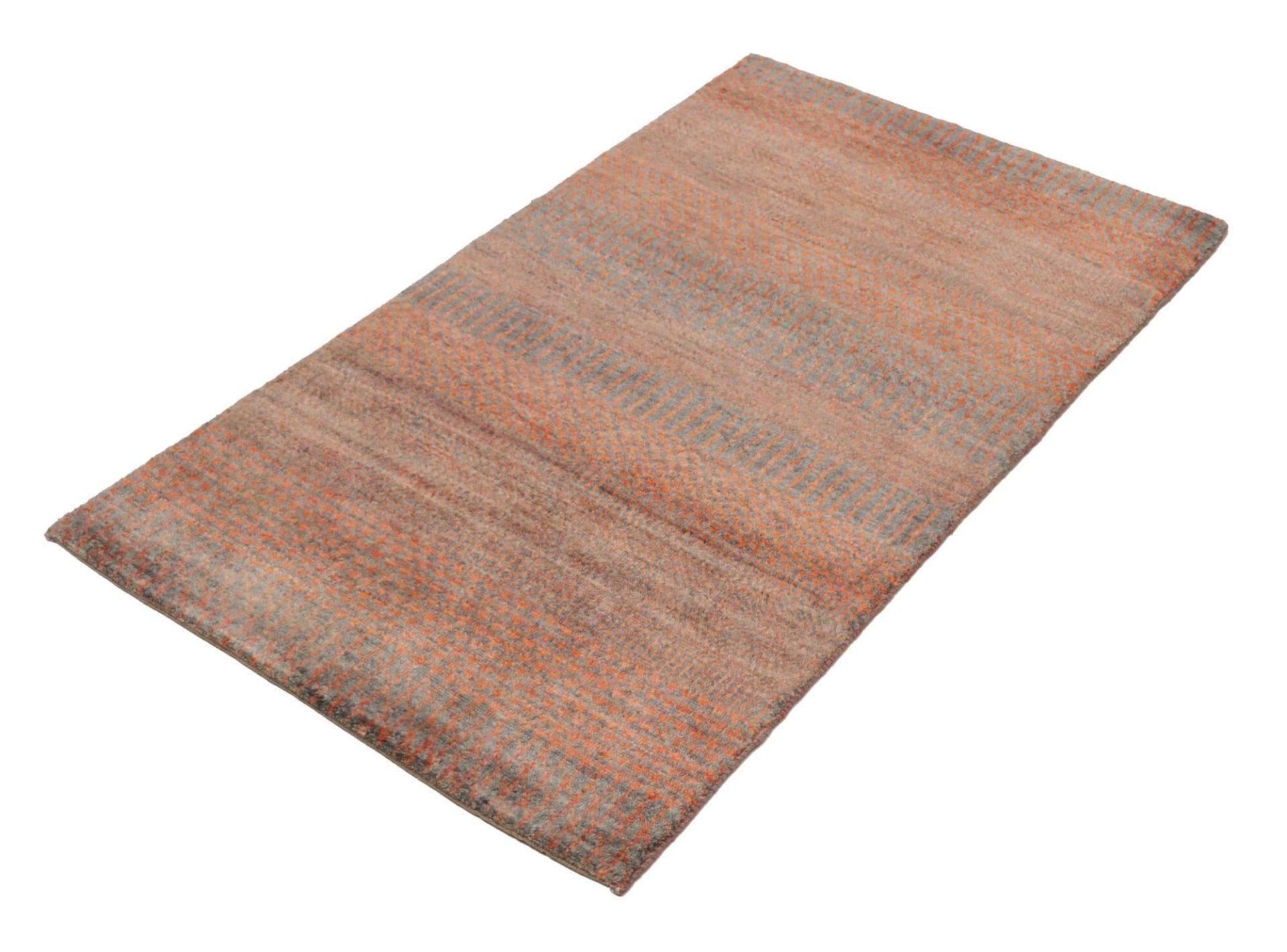 Loribaft Teppich 79 x 128cm aus Schurwolle, handgeknüpft, Orientteppich