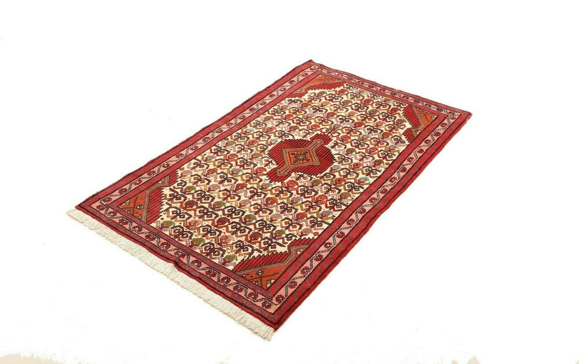 Hamadan Orientteppich 78 x 130cm, Schurwolle, Handgeknüpft