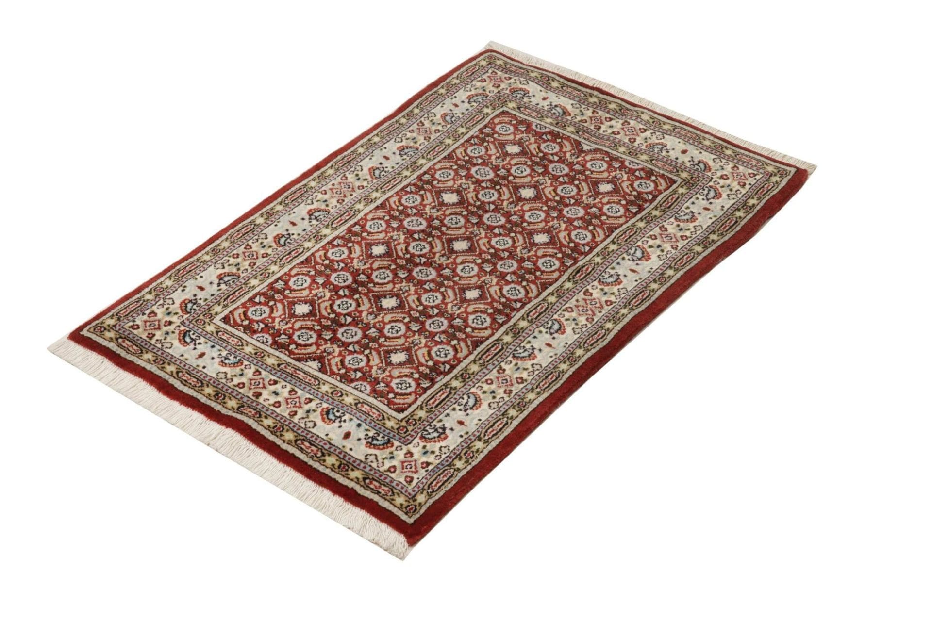 Moud Orientteppich 63 x 92 cm floral, Schurwolle, handgeknüpft