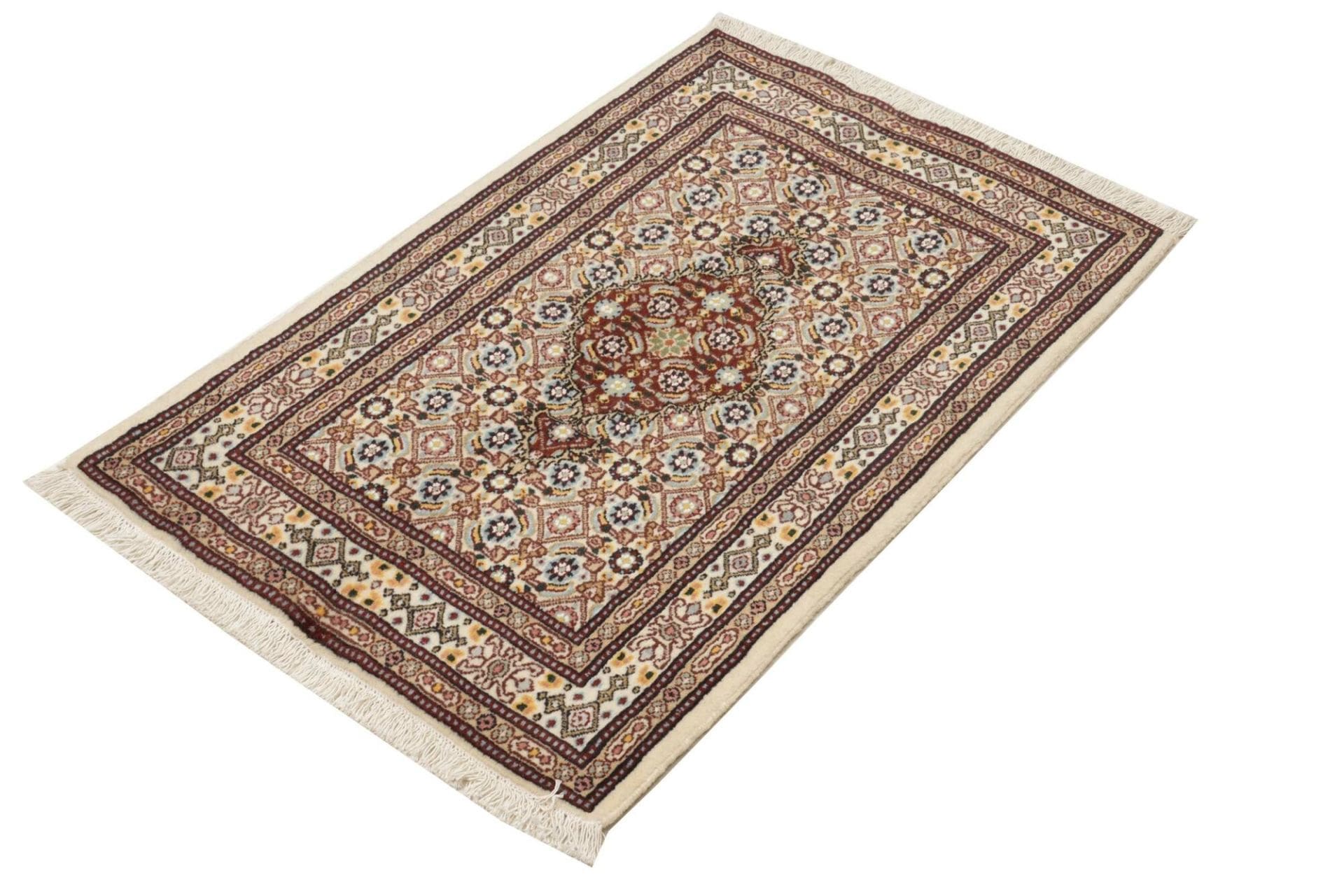 Moud Orientteppich 64 x 91 cm floral, Schurwolle, handgeknüpft