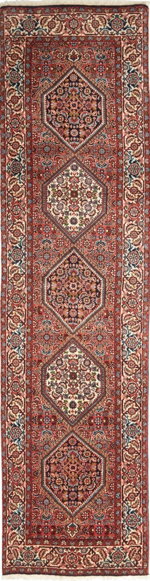 Orientteppich Sandjan 69 x 260cm, handgeknüpft aus Schurwolle