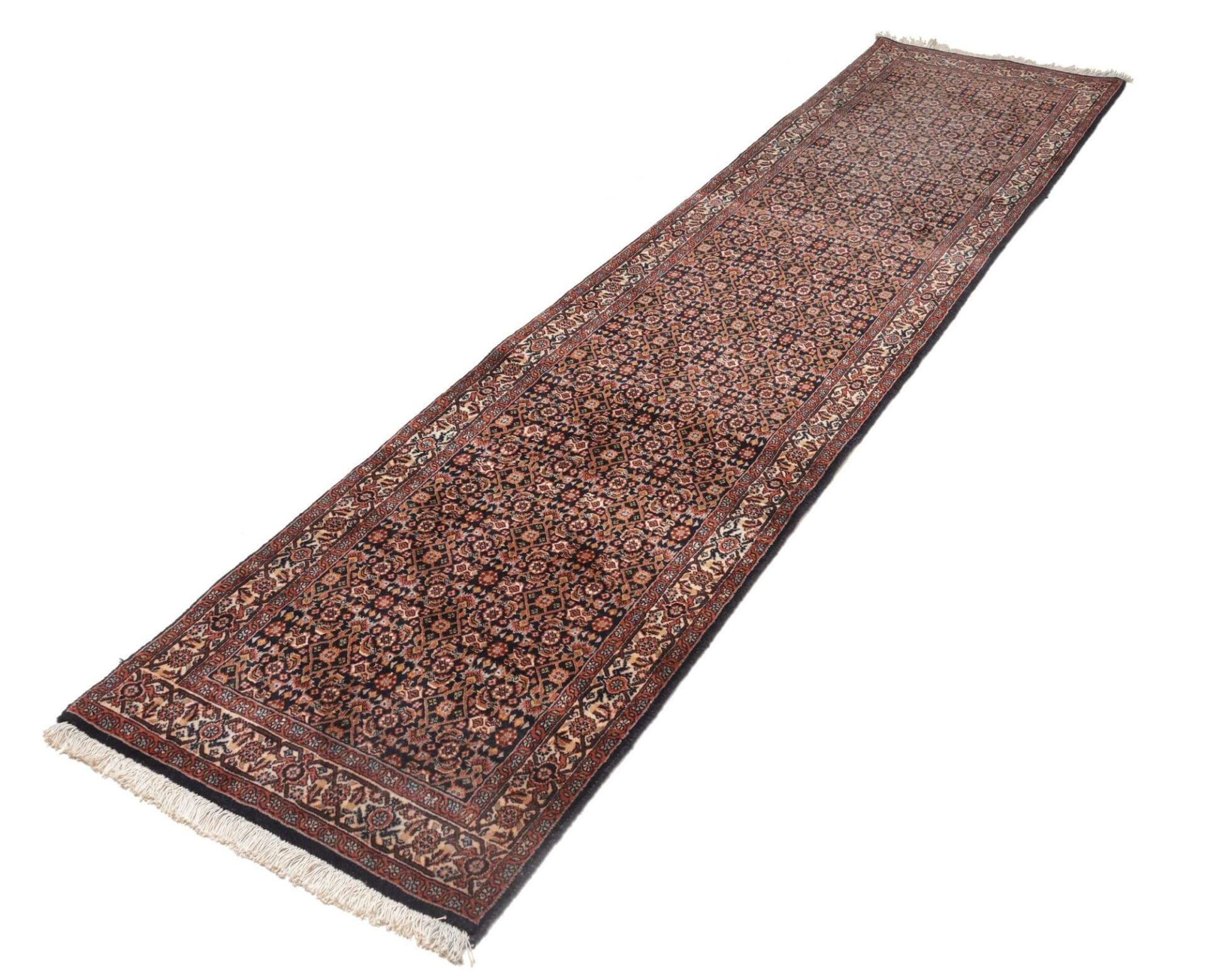 Bidjar Teppich 73 x 290 cm - Handgeknüpft aus Schurwolle, Perserteppich