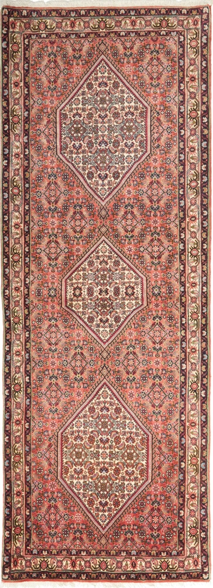 Bidjar Teppich 83 x 215cm – Handgeknüpft, Perserteppich, Schurwolle