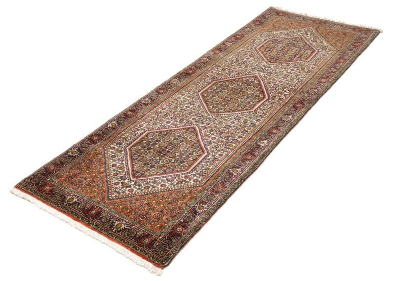 Bidjar Teppich 79 x 211cm, Schurwolle, handgeknüpft, Perserteppich