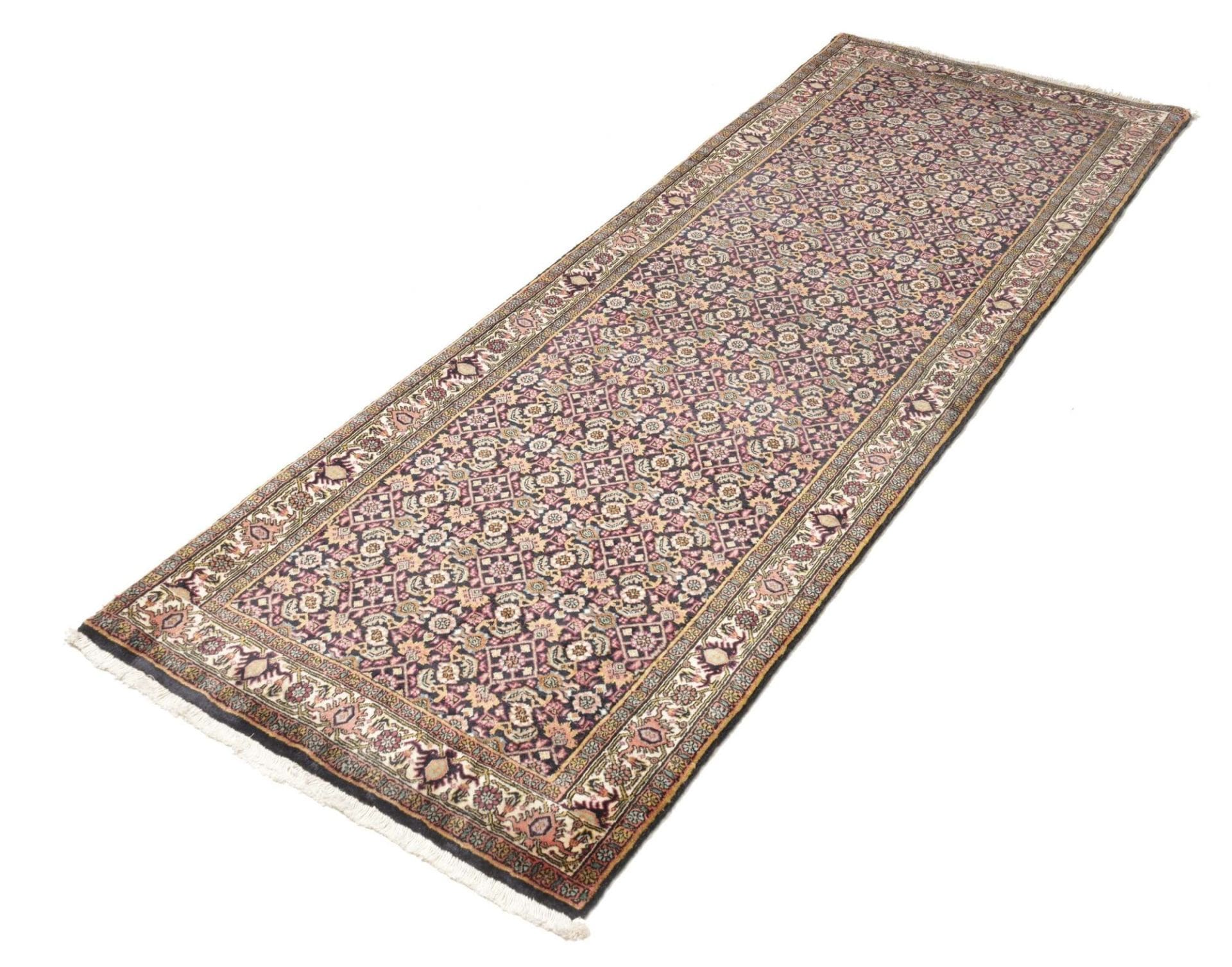 Bidjar Teppich 80 x 207cm, handgeknüpft, Schurwolle, Perserteppich