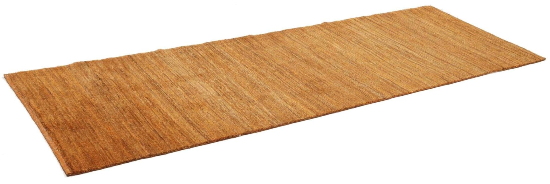Gabbeh Teppich 96 x 269cm aus Schurwolle, handgeknüpft, Orientteppich