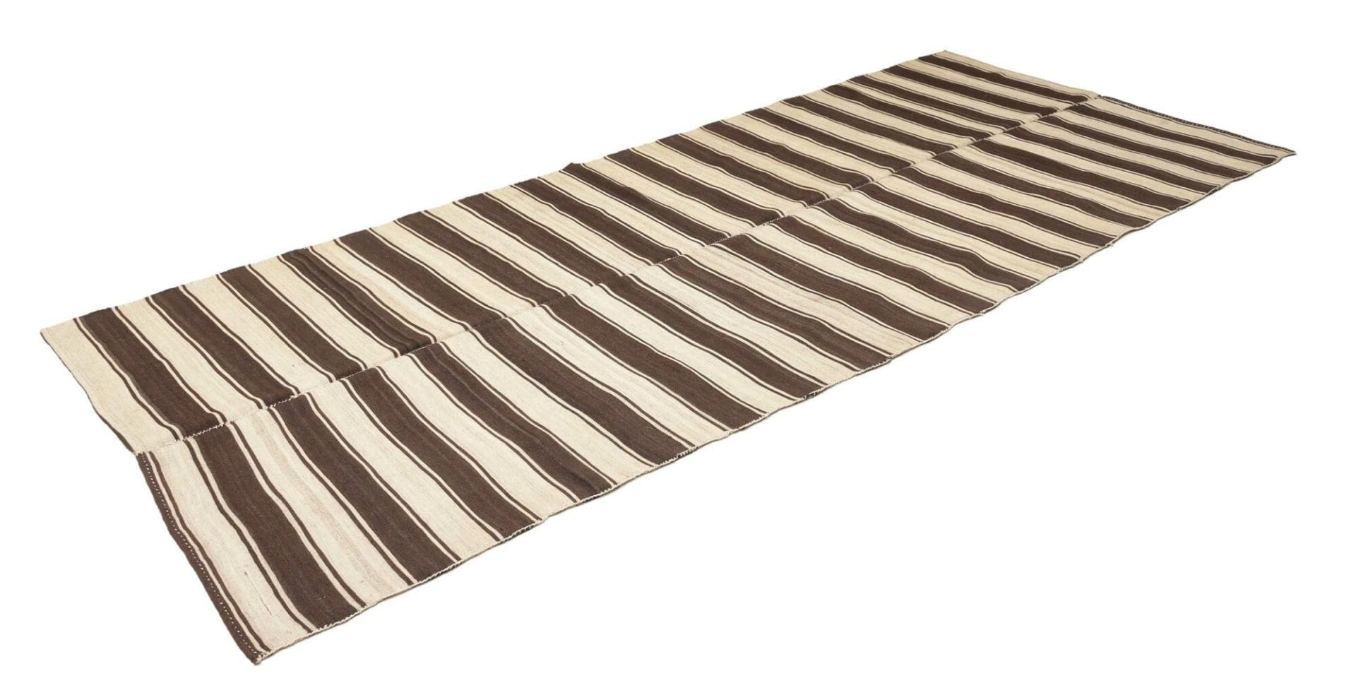 Kelim Mazandra 150 x 328cm, handgewebt, rustikales Flair