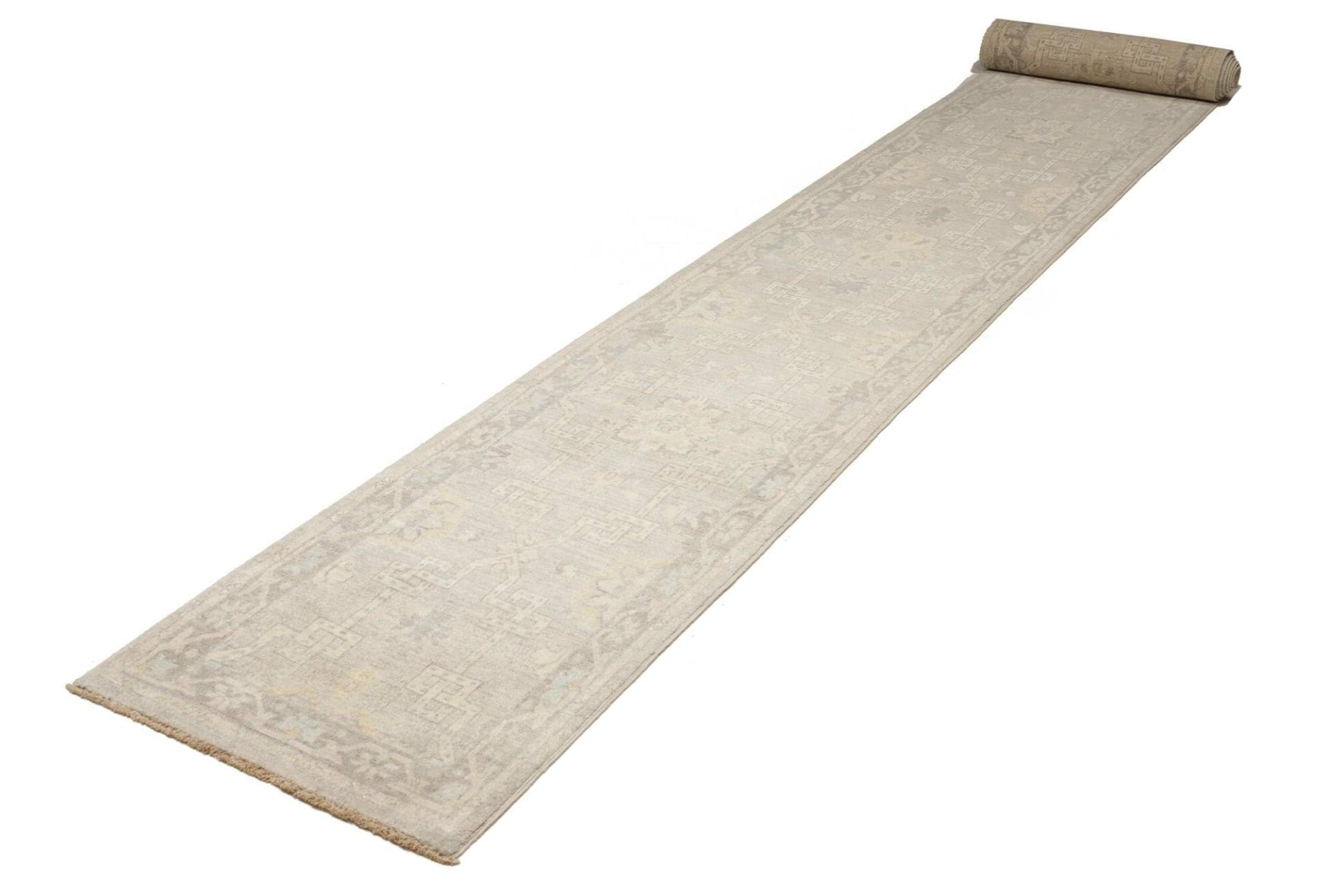 Ziegler Teppich 73 x 586cm aus Schurwolle, handgeknüpft, Orientteppich