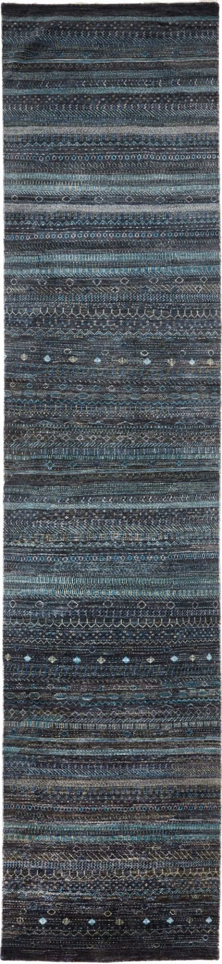 Loribaft Orientteppich 93 x 430 cm aus Schurwolle, handgeknüpft