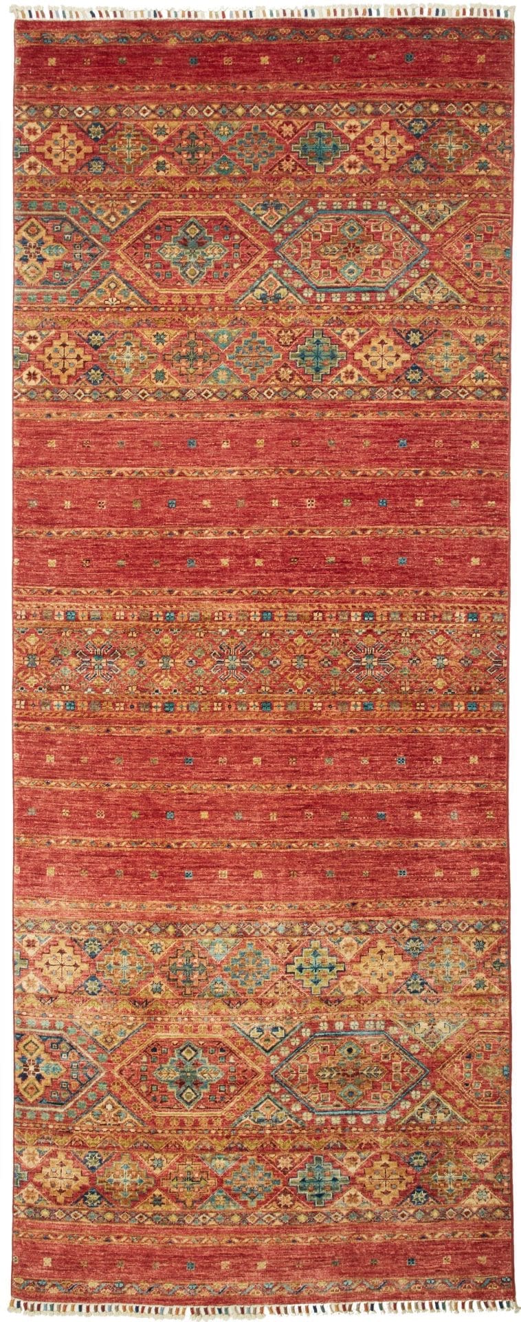 Samarkand Teppich 125 x 307cm – Handgeknüpft, Schurwolle, Orientteppich