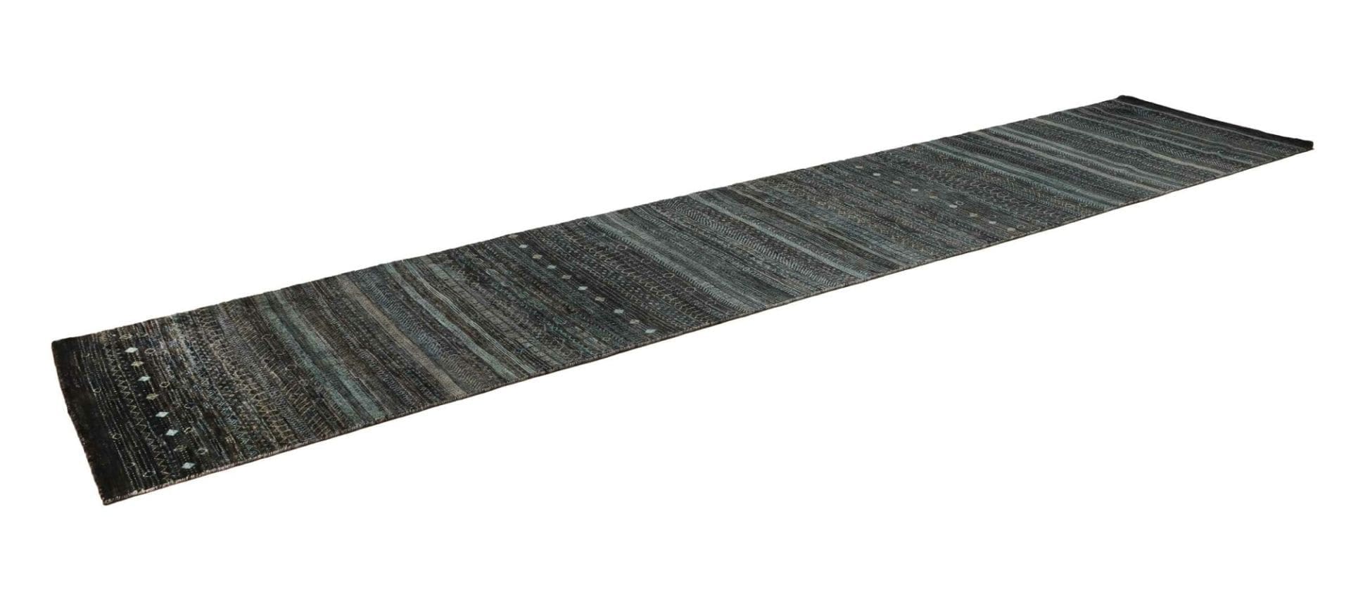 Loribaft Orientteppich 93 x 429cm, Schurwolle, handgeknüpft