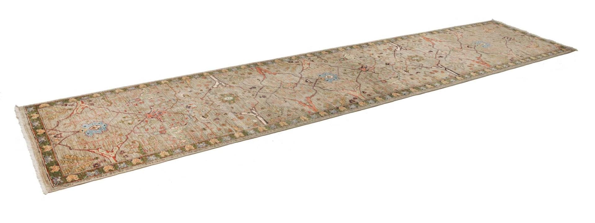 Ariana Orientteppich 91 x 410cm, Schurwolle, handgeknüpft