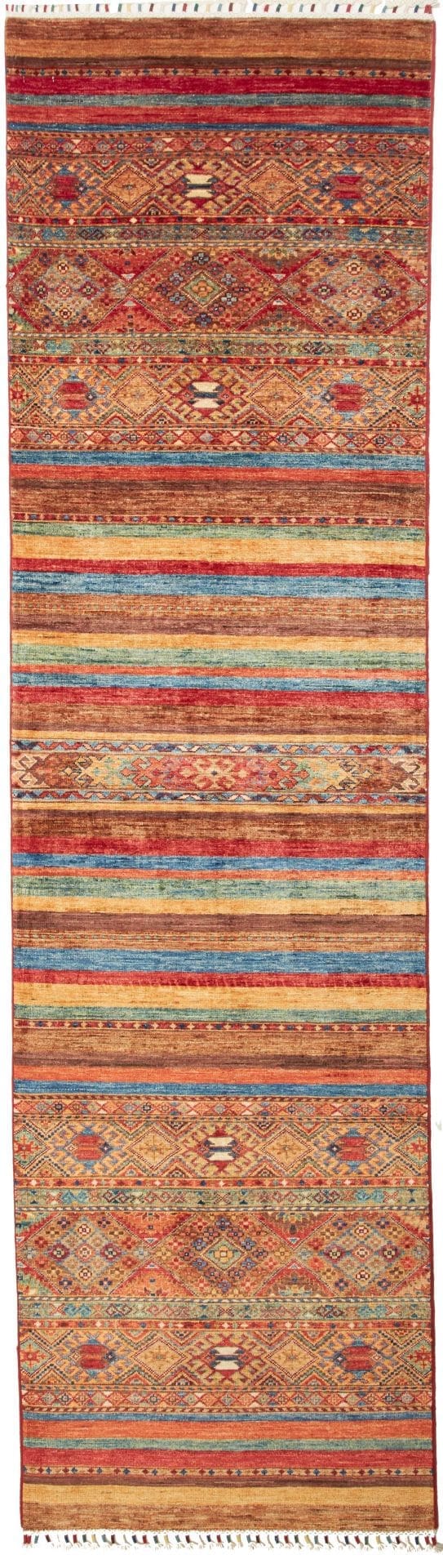 Samarkand Orientteppich 84 x 302 cm, handgeknüpft, Wolle