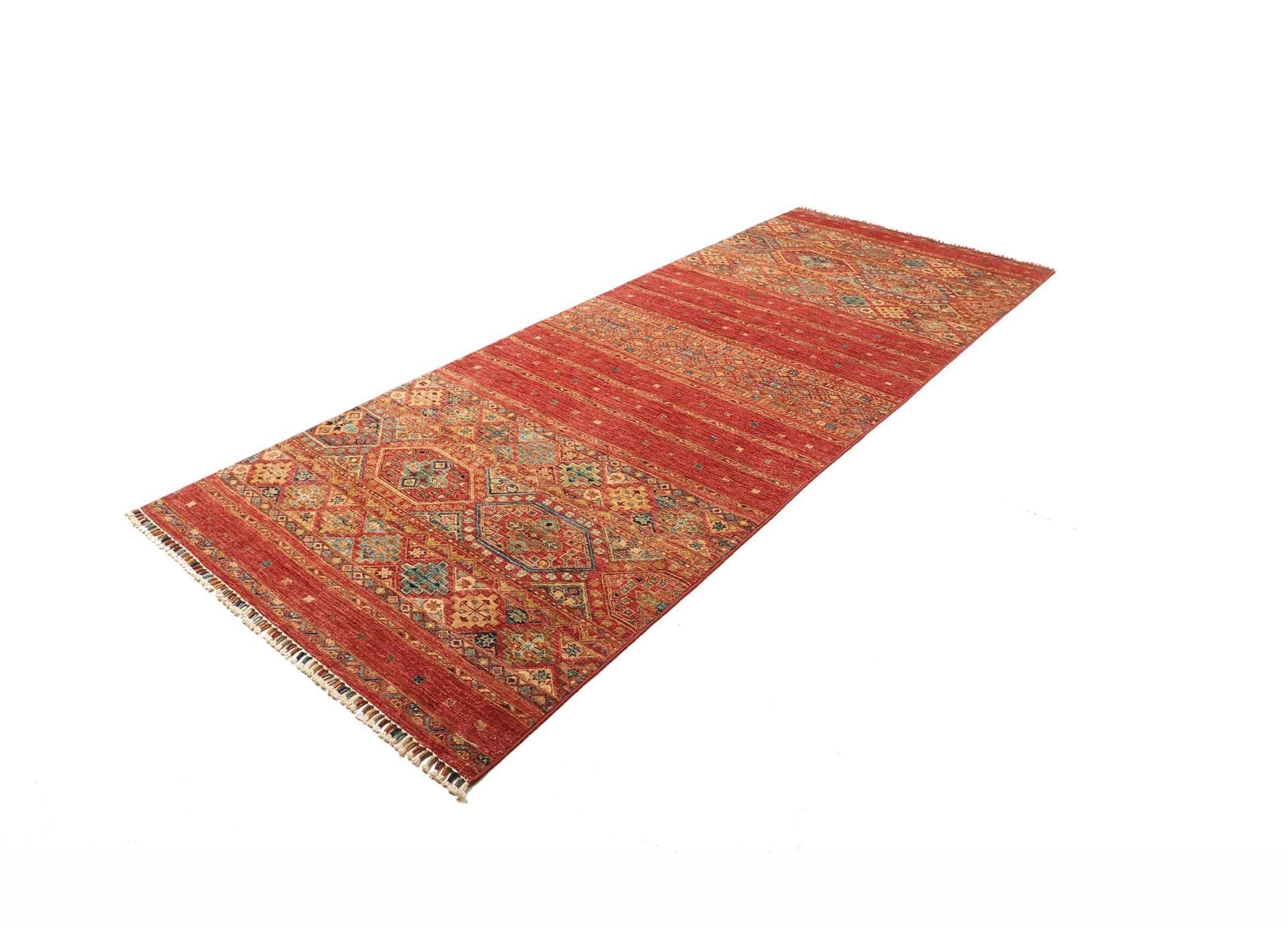 Samarkand Teppich 125 x 307cm – Handgeknüpft, Schurwolle, Orientteppich