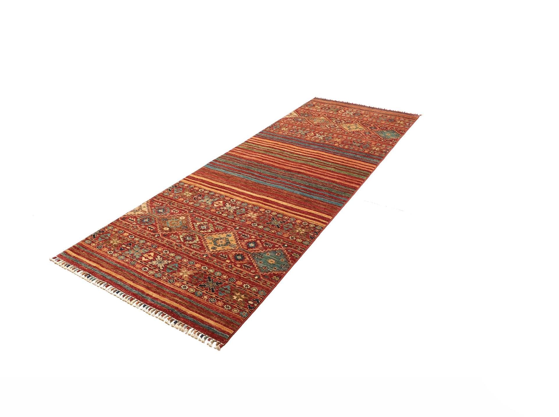 Samarkand Orientteppich 104 x 297cm – Handgeknüpft, Wolle
