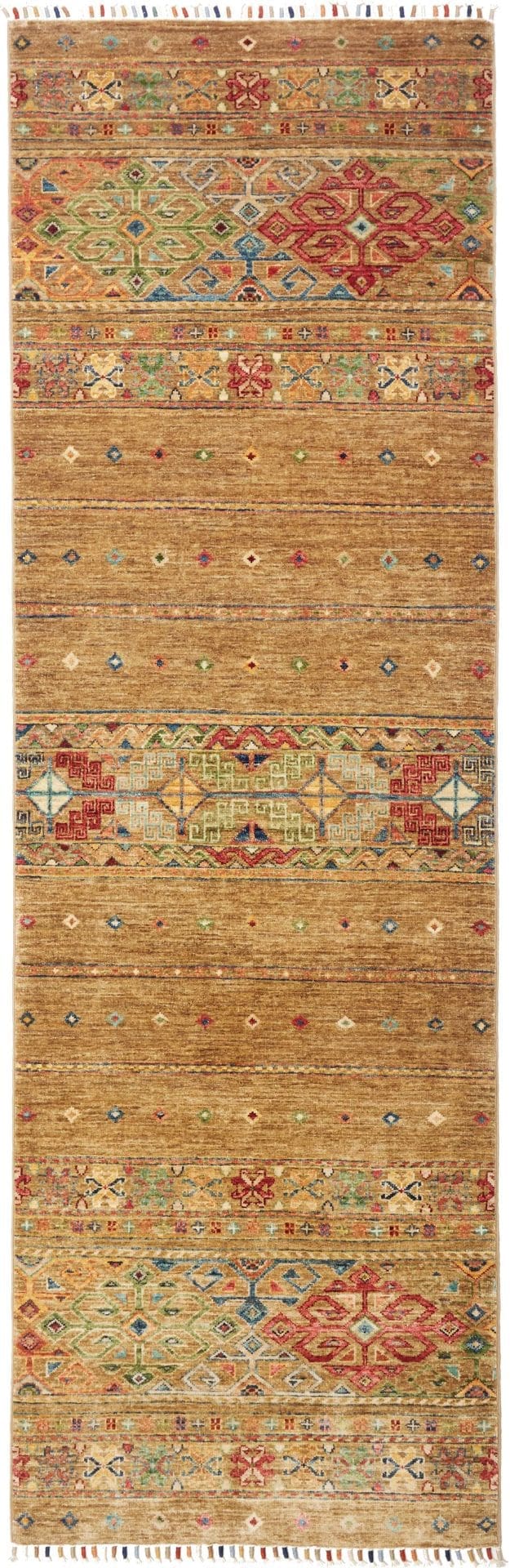 Orientteppich Samarkand 84 x 253cm, handgeknüpft aus Schurwolle