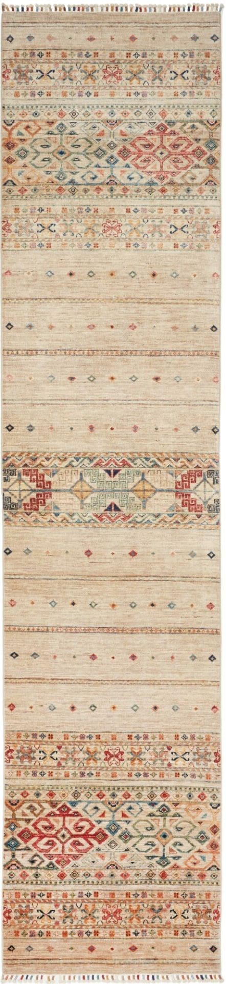 Orientteppich Samarkand 82 x 294 cm - Handgeknüpft aus Wolle
