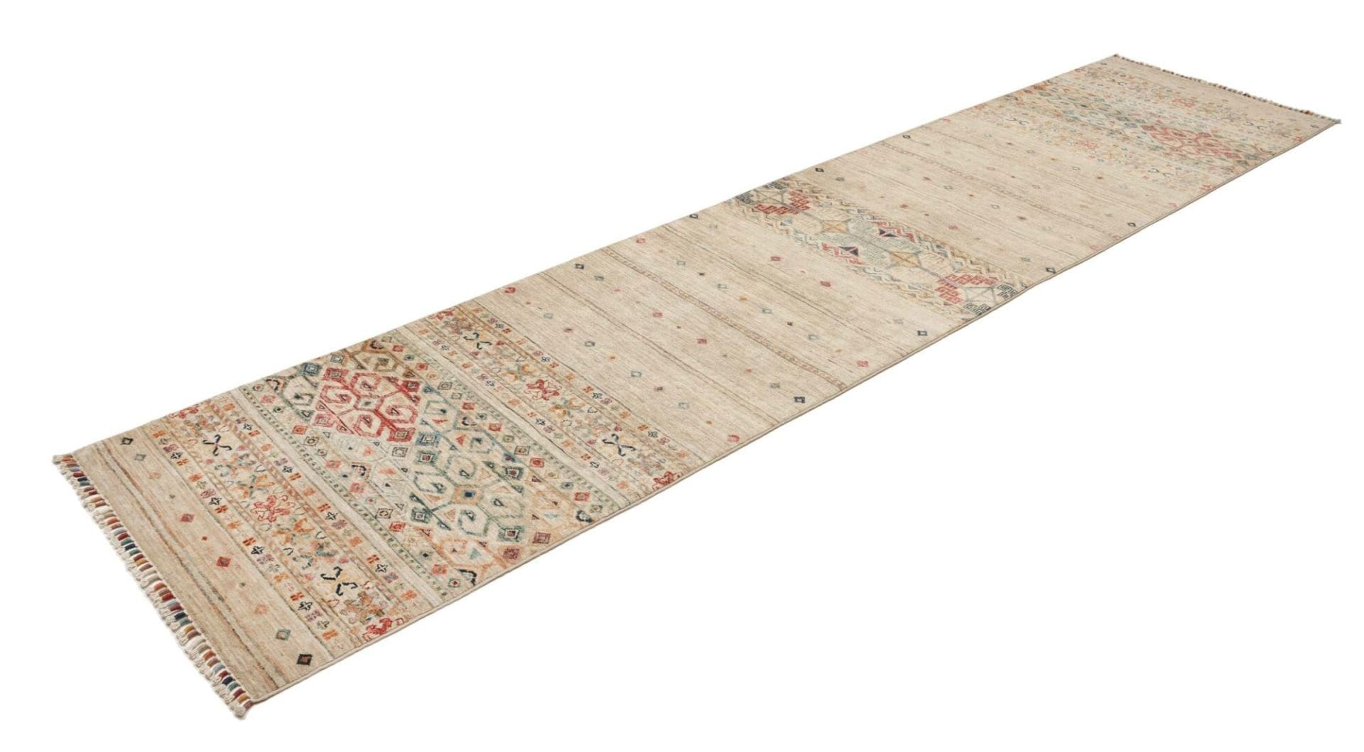 Orientteppich Samarkand 82 x 294 cm - Handgeknüpft aus Wolle
