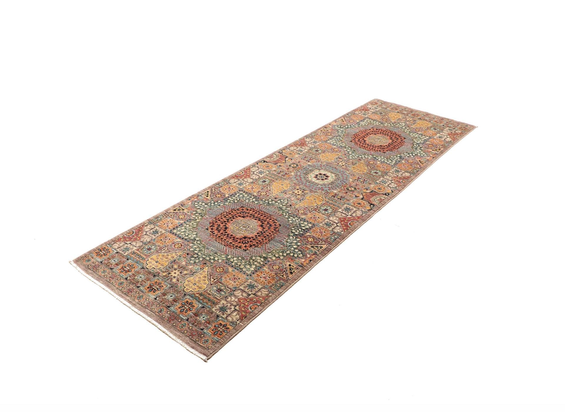 Mamluk Teppich 81 x 248cm, Seide, handgeknüpft, Orientteppich