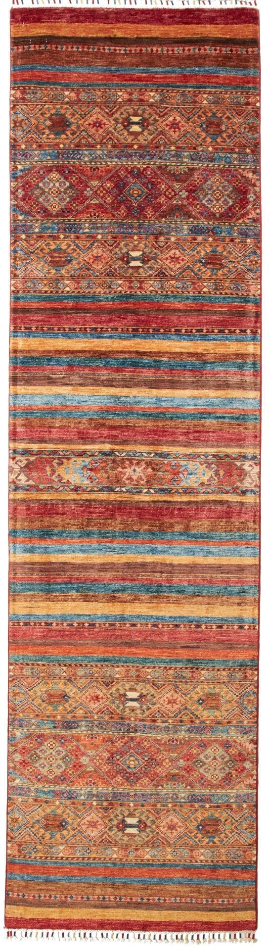 Orientteppich Samarkand 85 x 294 cm, handgeknüpft, Schurwolle