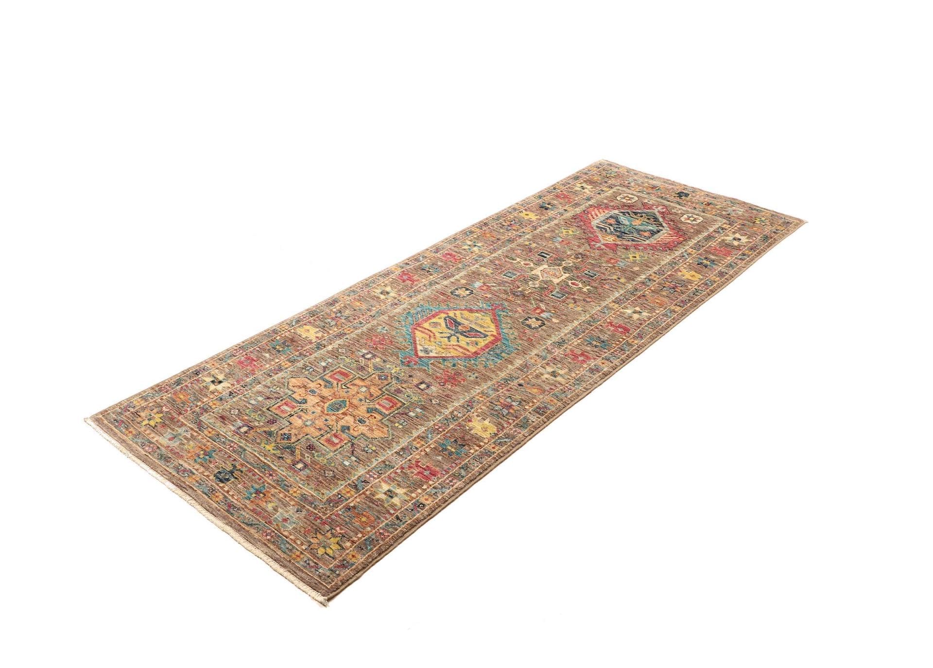 Samarkand Orientteppich 81 x 203cm, handgeknüpft, Wolle