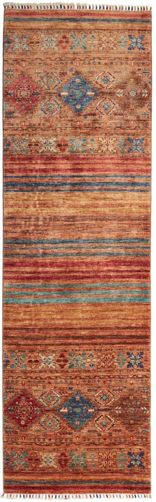 Samarkand Orientteppich 81 x 256cm | Handgeknüpft in Wolle