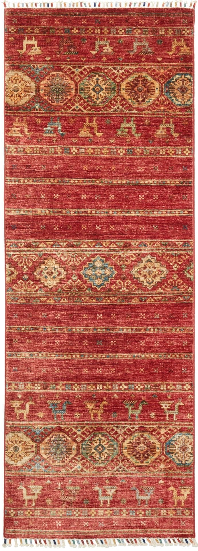 Samarkand Teppich 78 x 209cm – Handgeknüpft, Wolle, Orientteppich