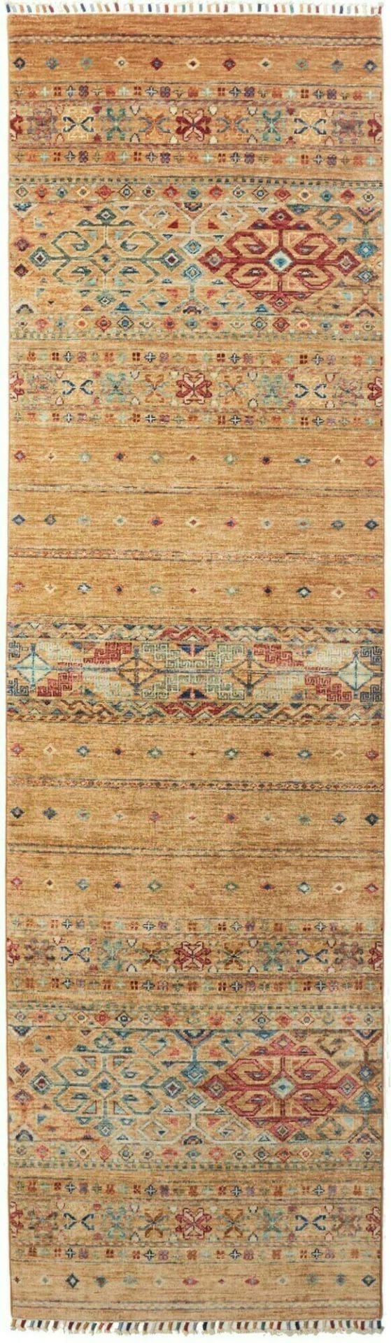 Orientteppich Samarkand 83 x 290 cm – handgeknüpft, Schurwolle
