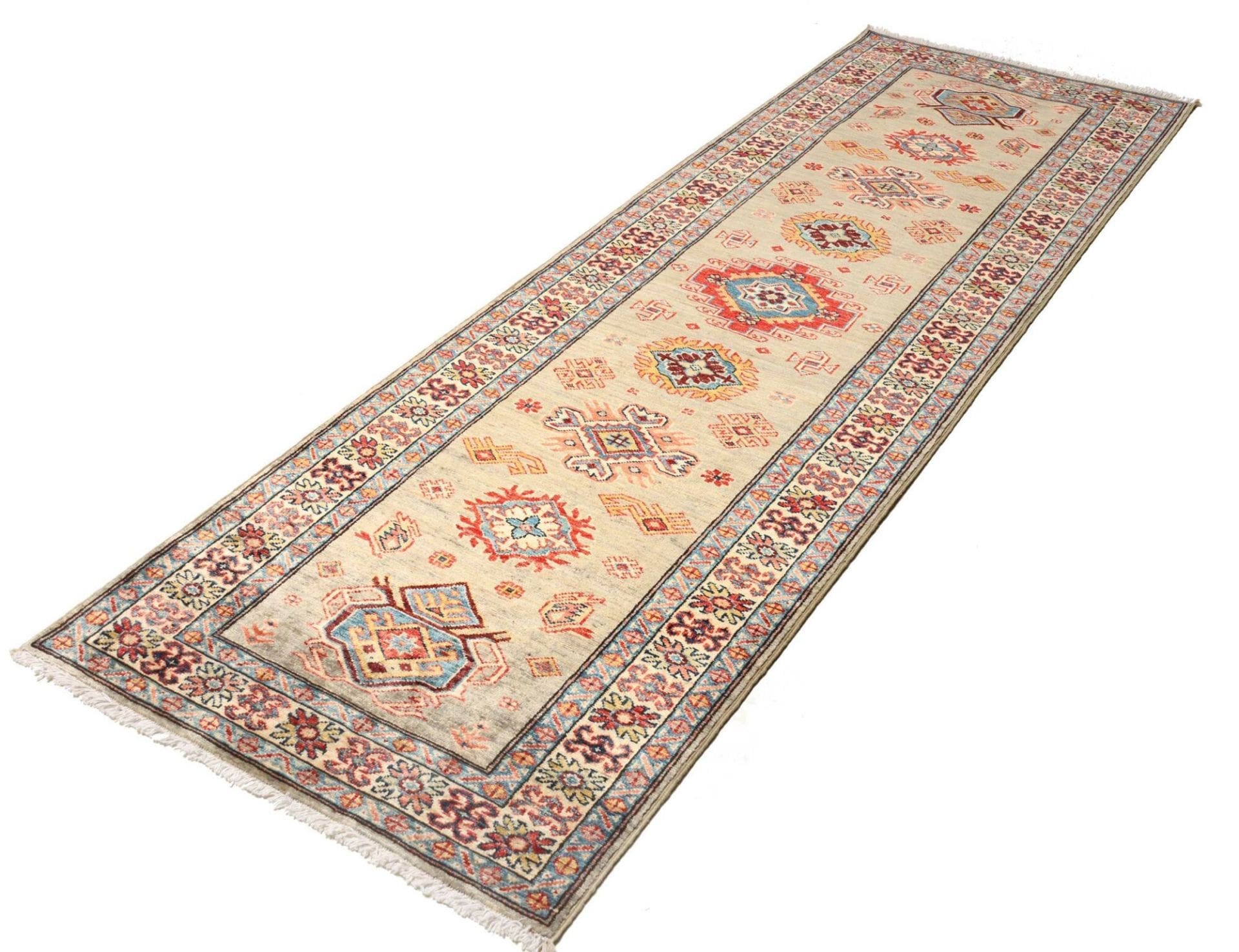 Kazak Orientteppich 83 x 246 cm - Handgeknüpft, Schurwolle