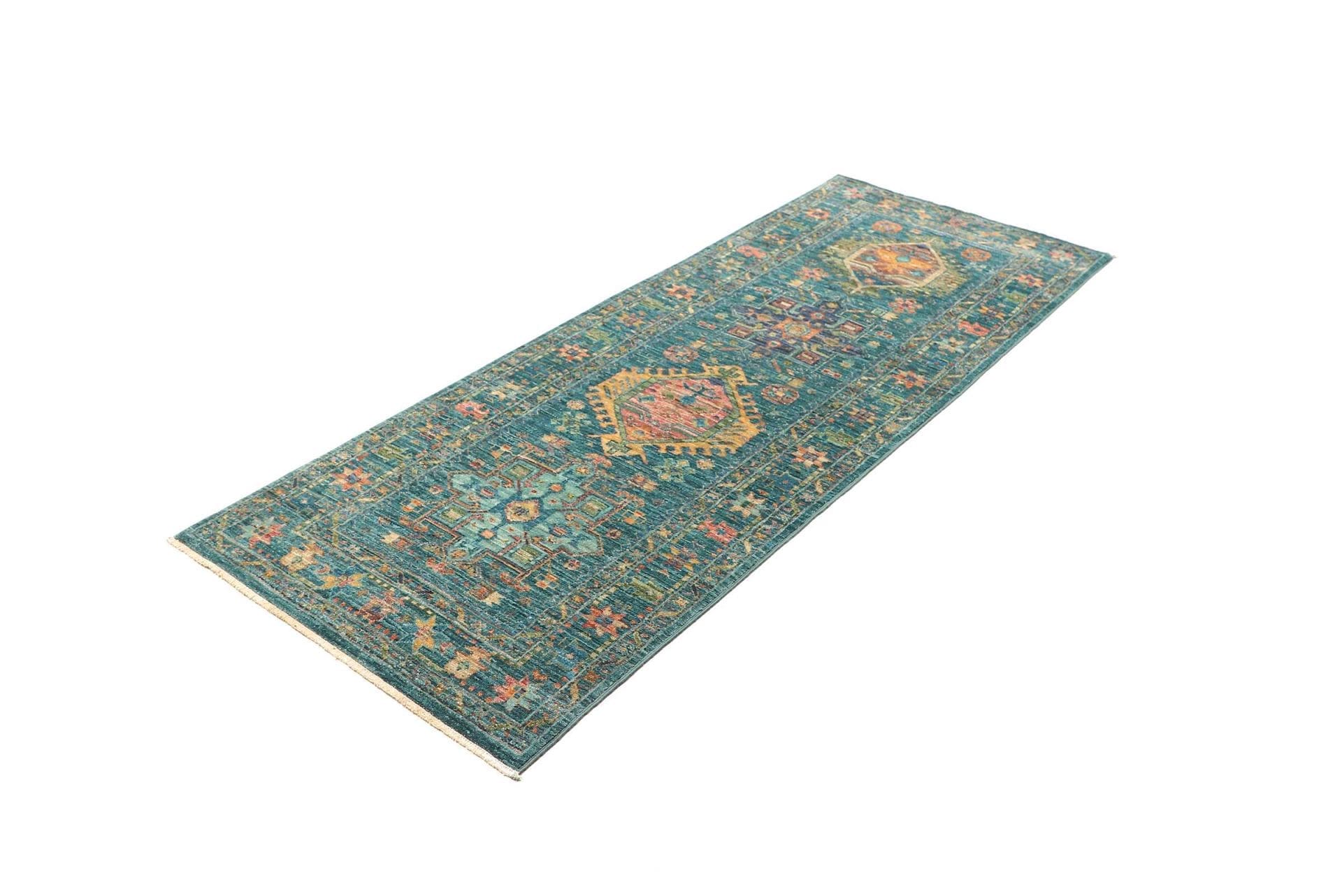 Samarkand Orientteppich 82 x 204cm, Schurwolle, handgeknüpft