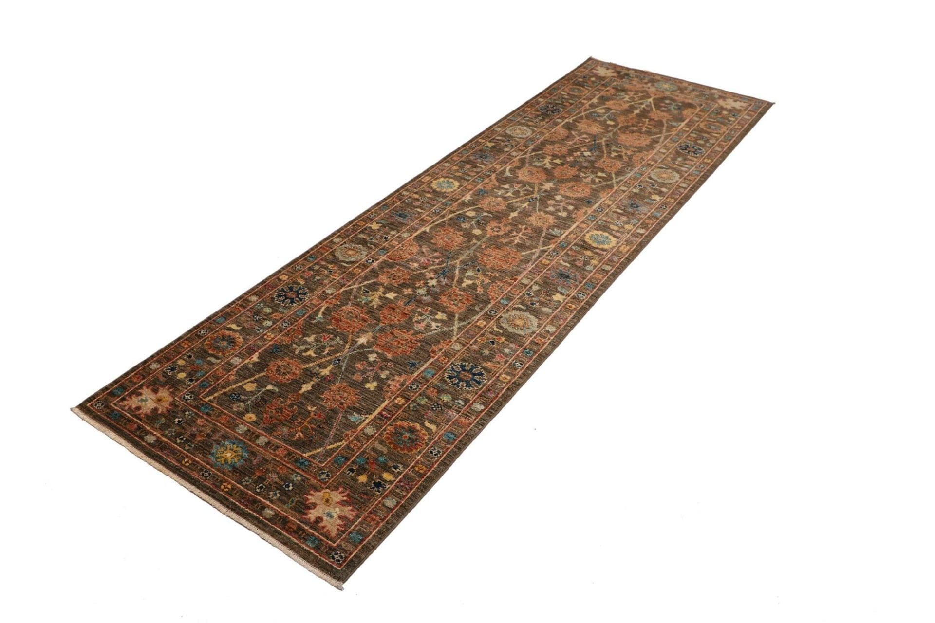 Ziegler Teppich 83 x 257 cm - Handgeknüpft, Schurwolle, Orientteppich