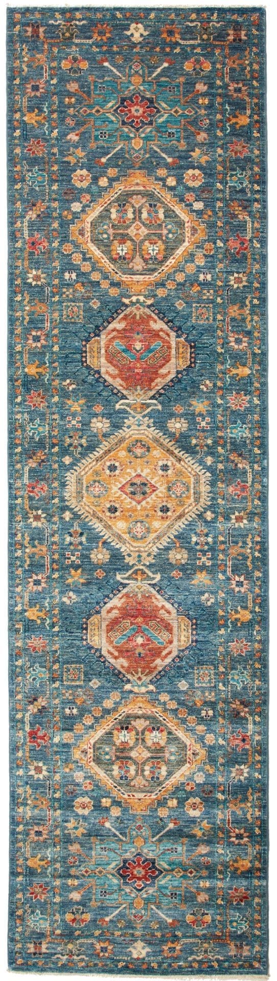 Orientteppich Samarkand 83 x 298cm – Schurwolle, handgeknüpft