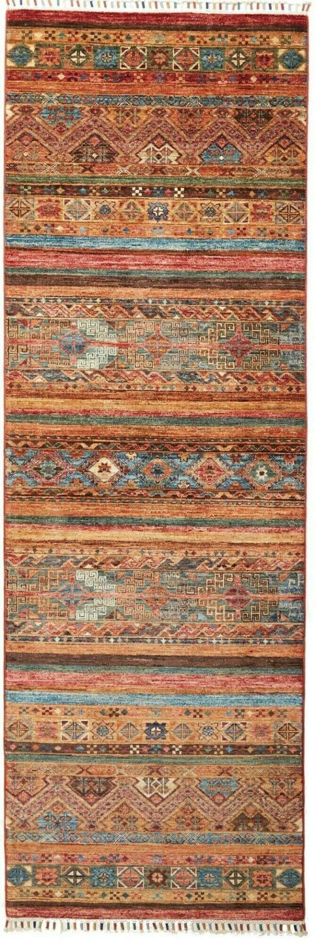 Orientteppich Samarkand 85 x 248cm - Handgeknüpft, Schurwolle