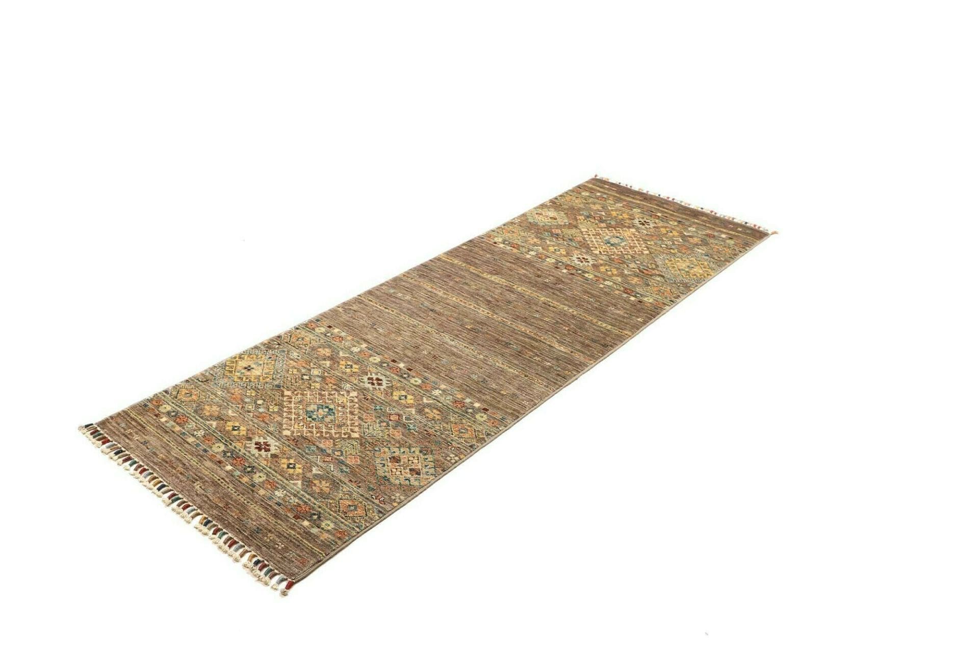 Samarkand Orientteppich 75 x 202cm, handgeknüpft aus Wolle