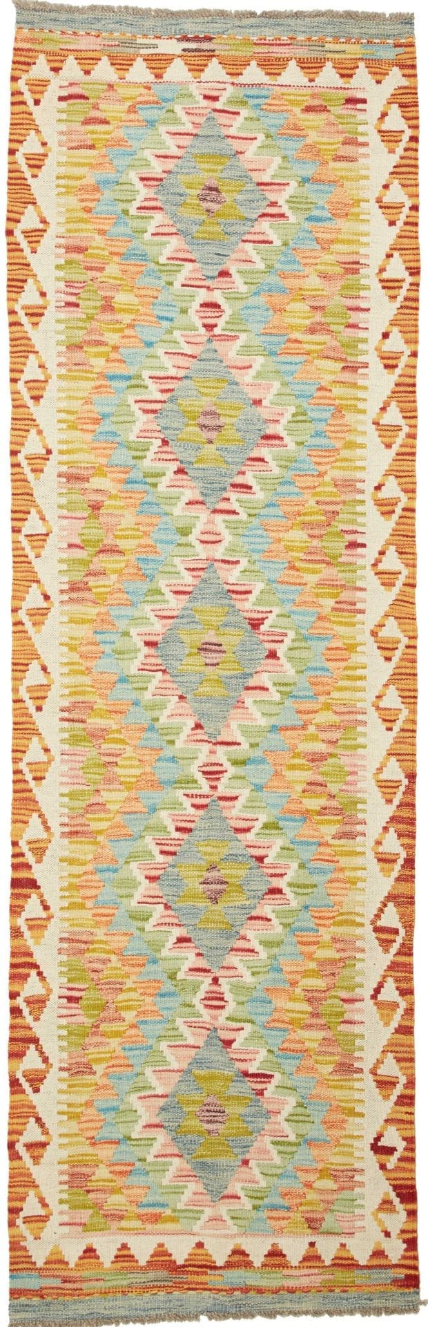 Kelim Teppich 68 x 206 cm handgewebt – rustikales Flair für Ihr Zuhause