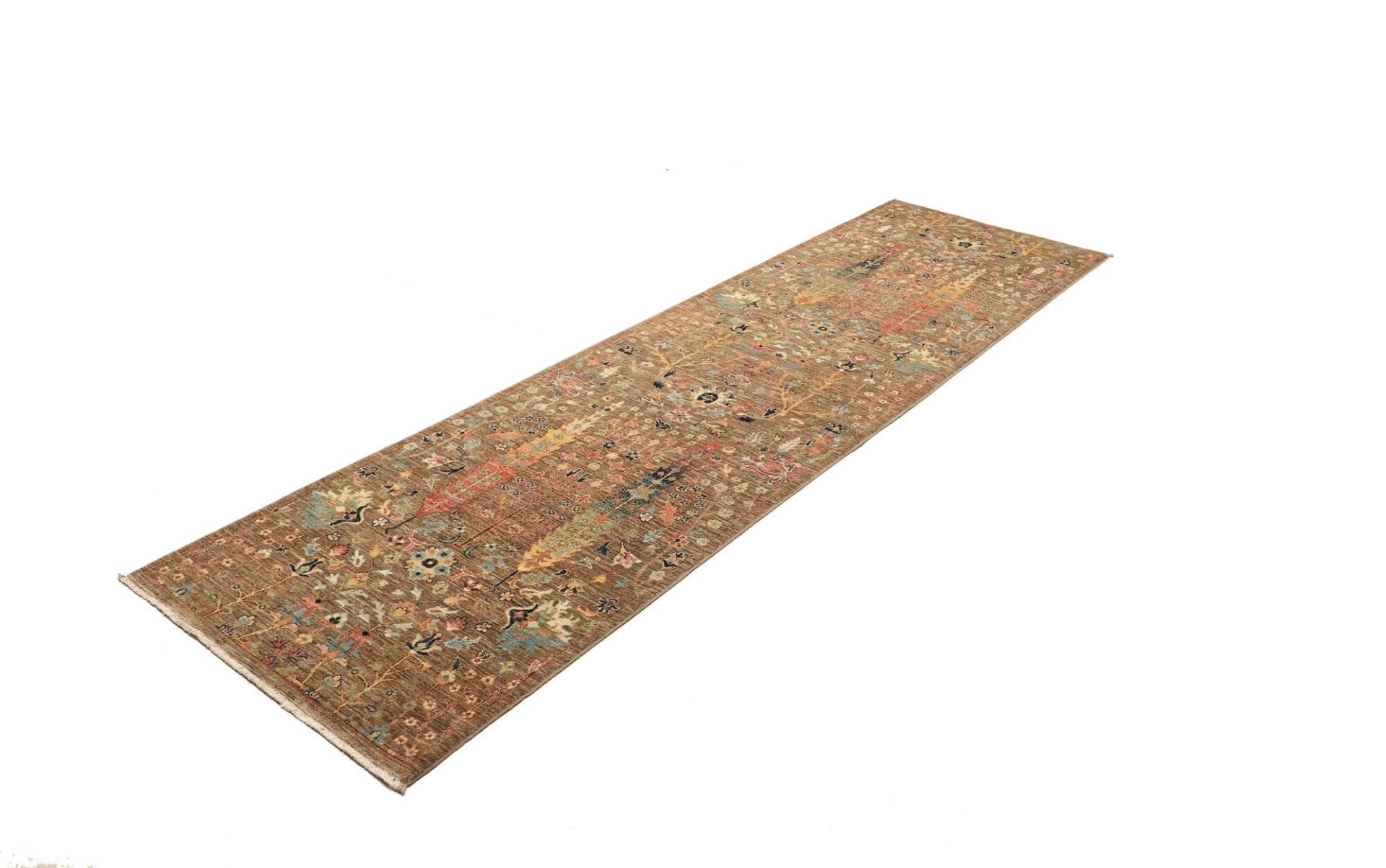 Samarkand Orientteppich 82 x 295 cm, Wolle, handgeknüpft