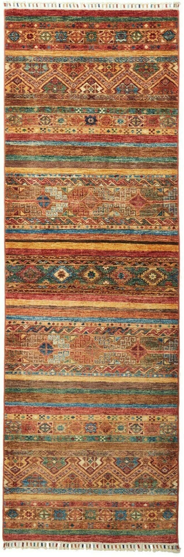 Samarkand Orientteppich 86 x 256cm – handgeknüpft, Schurwolle