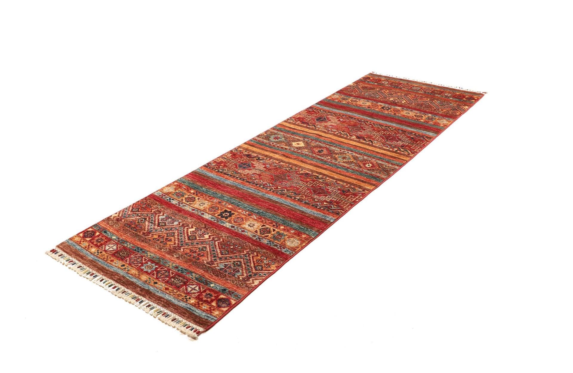 Samarkand Teppich 81 x 249cm, orientalisches Muster, handgeknüpft