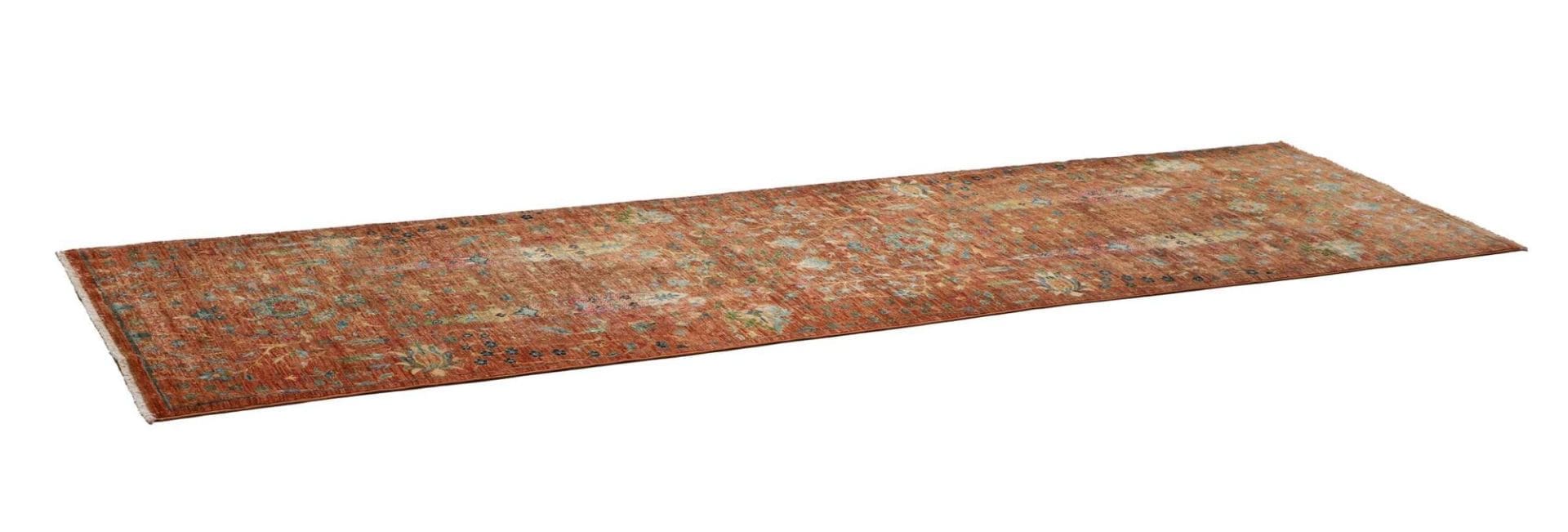 Ziegler Orientteppich 87 x 294cm, Schurwolle, handgeknüpft