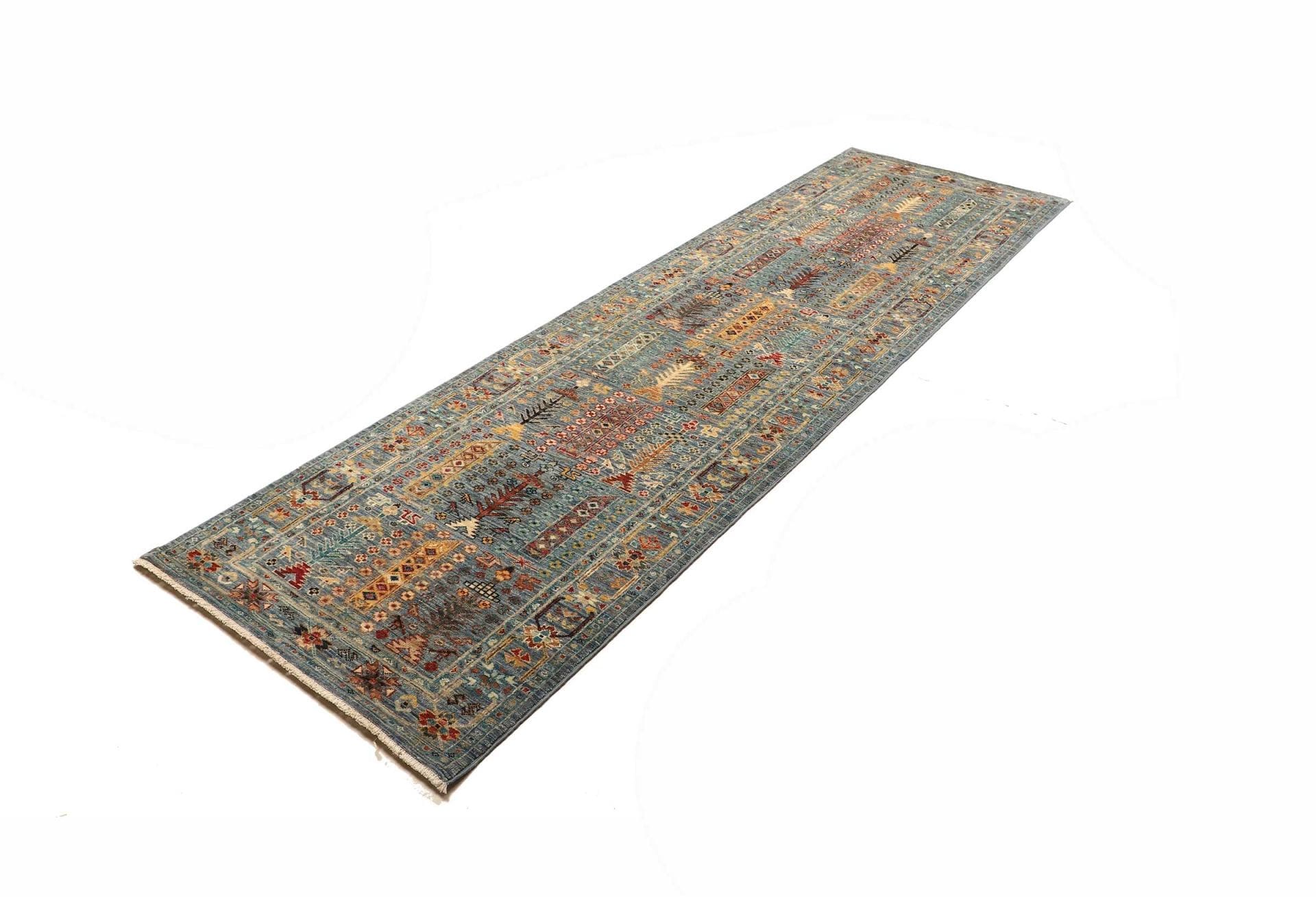 Orientteppich Samarkand 83 x 273cm – Handgeknüpft, Schurwolle