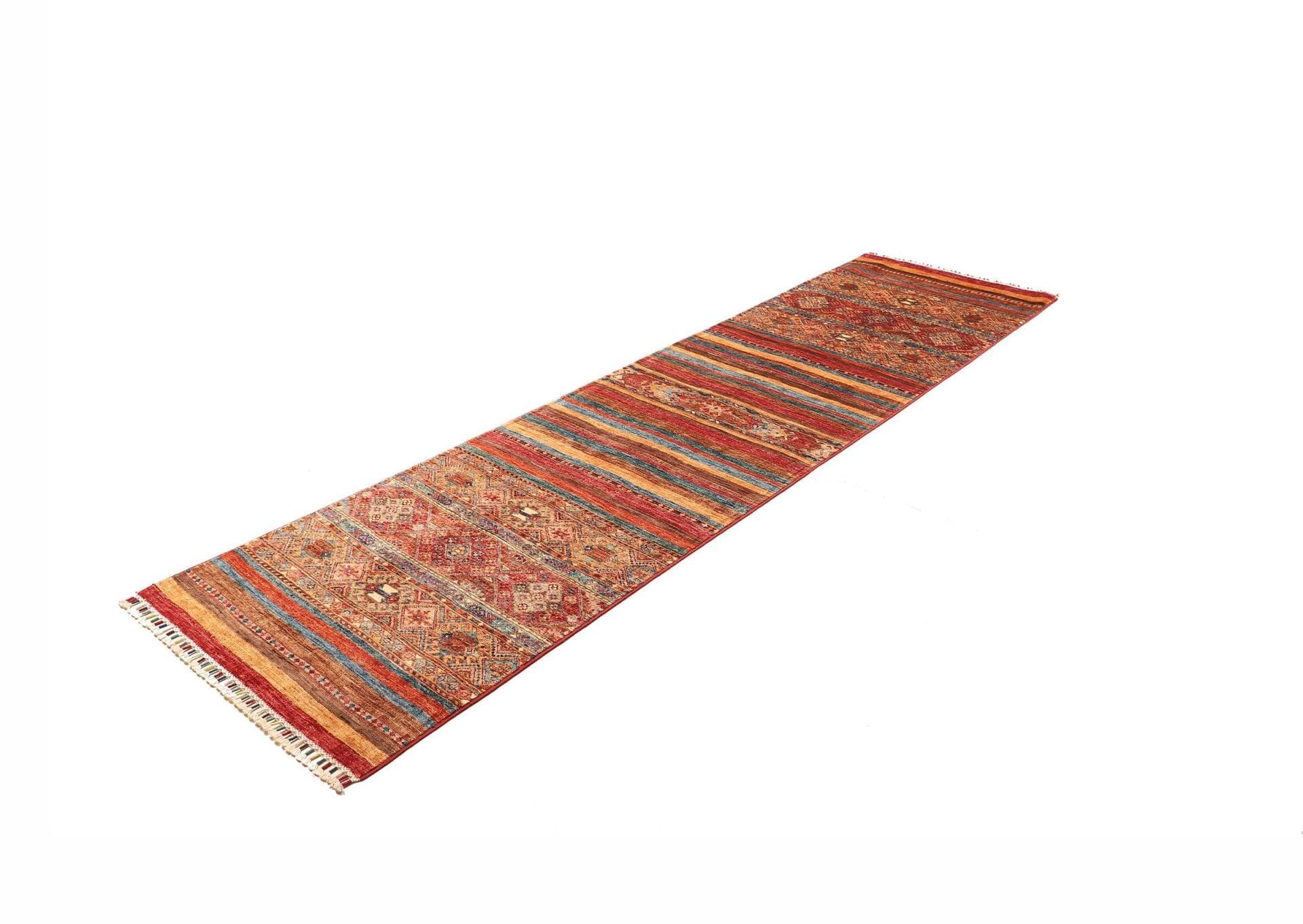 Orientteppich Samarkand 83 x 293 cm, handgeknüpft, Schurwolle
