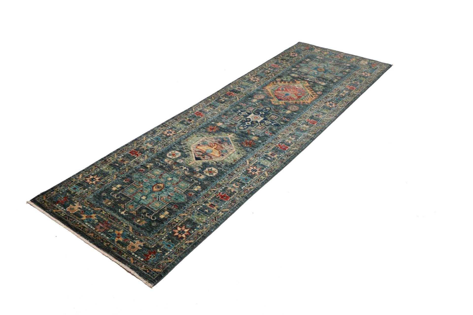 Samarkand Orientteppich 82 x 253cm, Handgeknüpft, Wolle