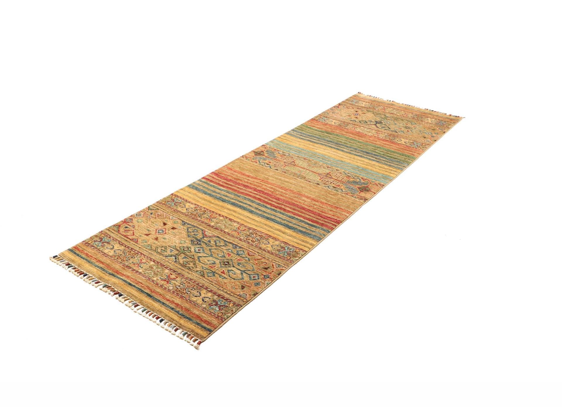 Samarkand Orientteppich 82 x 251cm, handgeknüpft, Schurwolle