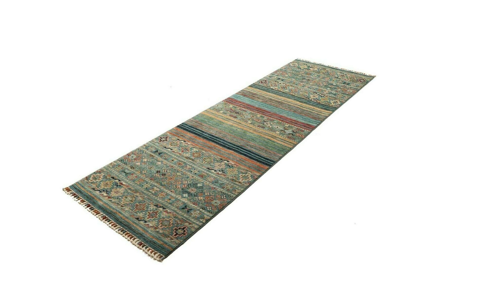 Samarkand Orientteppich 82 x 240cm, handgeknüpft, Wolle