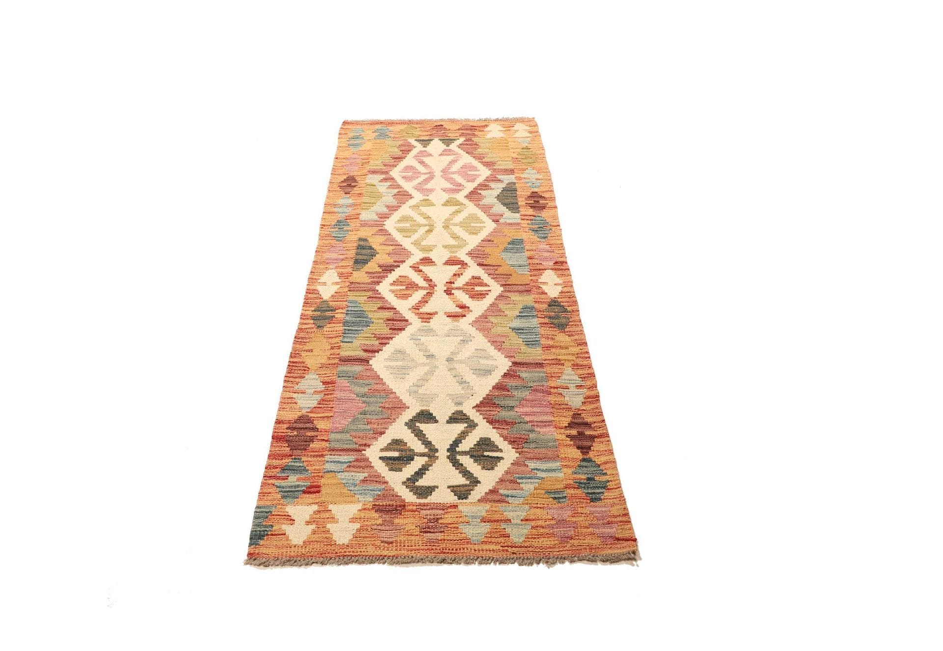Kelim Teppich 69 x 170 cm – Handgewebt, rustikal, Schurwolle