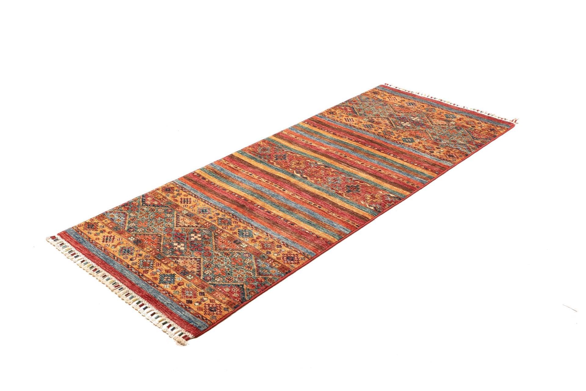 Orientteppich Samarkand 79 x 196cm – Handgeknüpft, Schurwolle