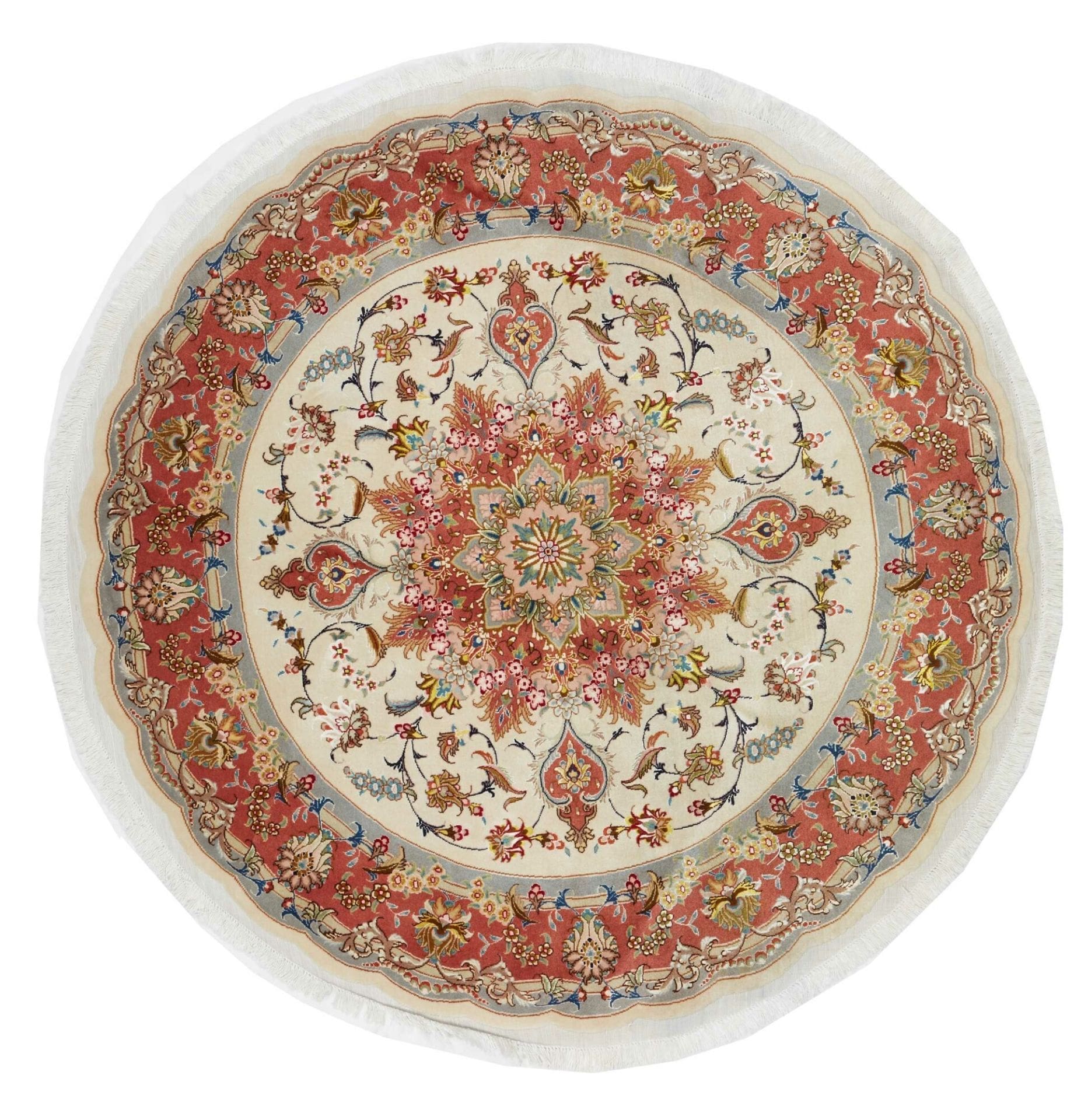 Täbriz 50 Raj 158 x 155cm – Handgeknüpfter Perserteppich